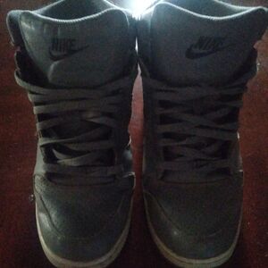 Nike Gray High-Top Sneakers
